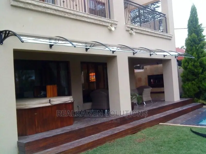 AWNING WAREHOUSE Fixed Acrylic Premium Awnings 2pcs