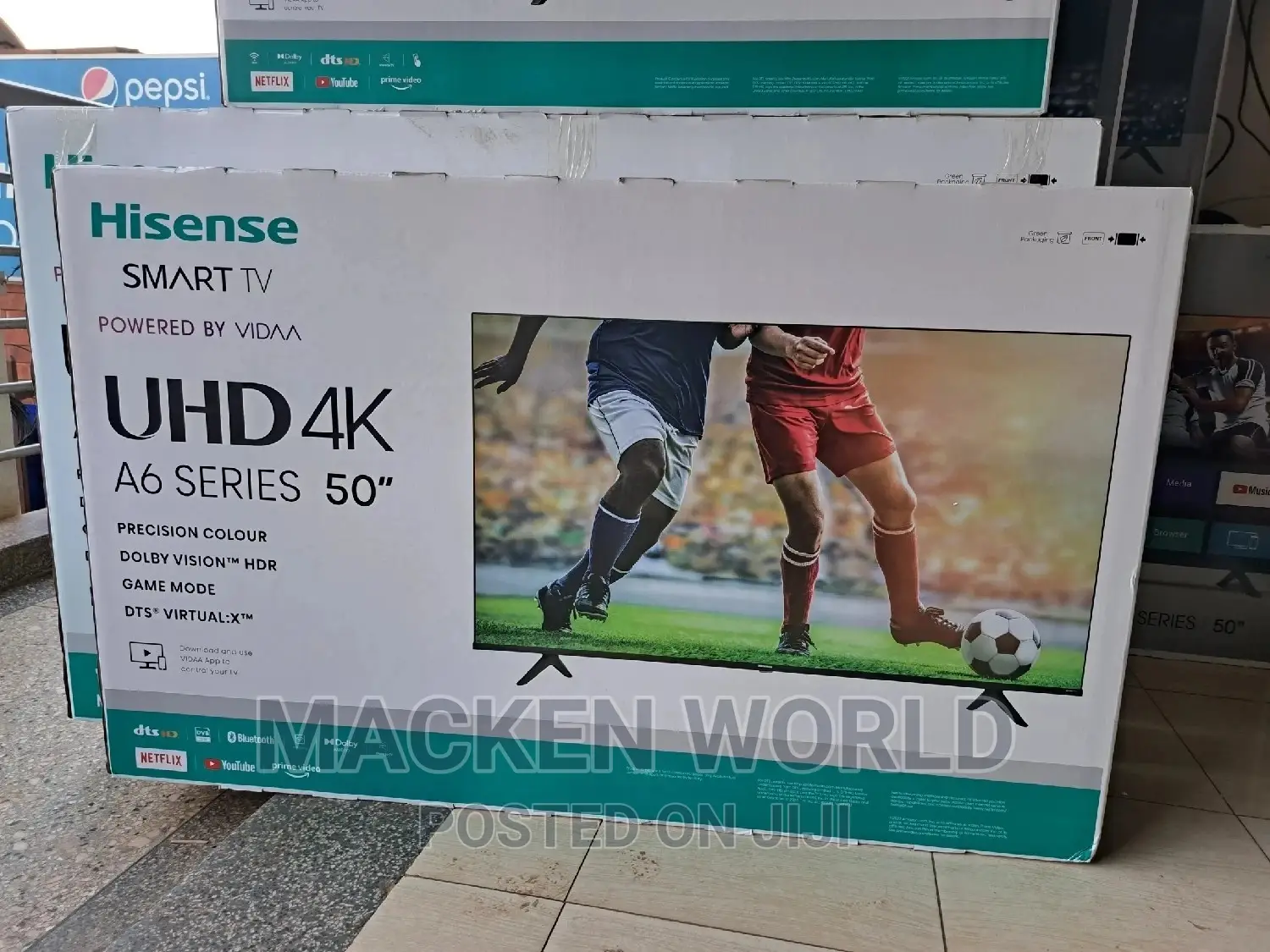 50 Hisense Smart 4k UHD New