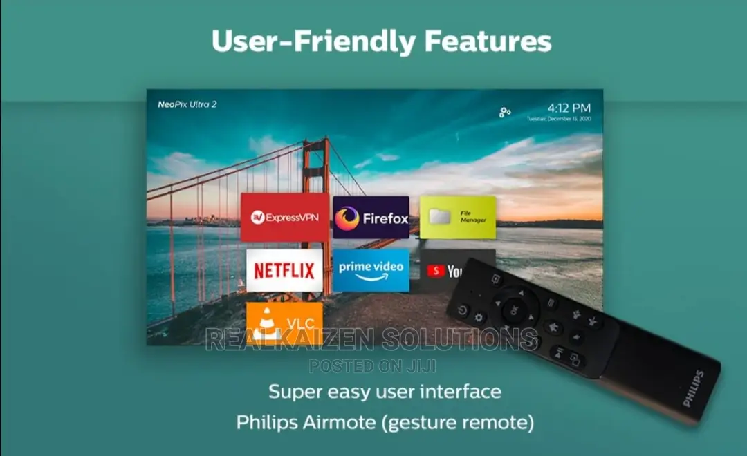 PHILIPS Neopix Ultra 2 True Full HD Home Android Projector