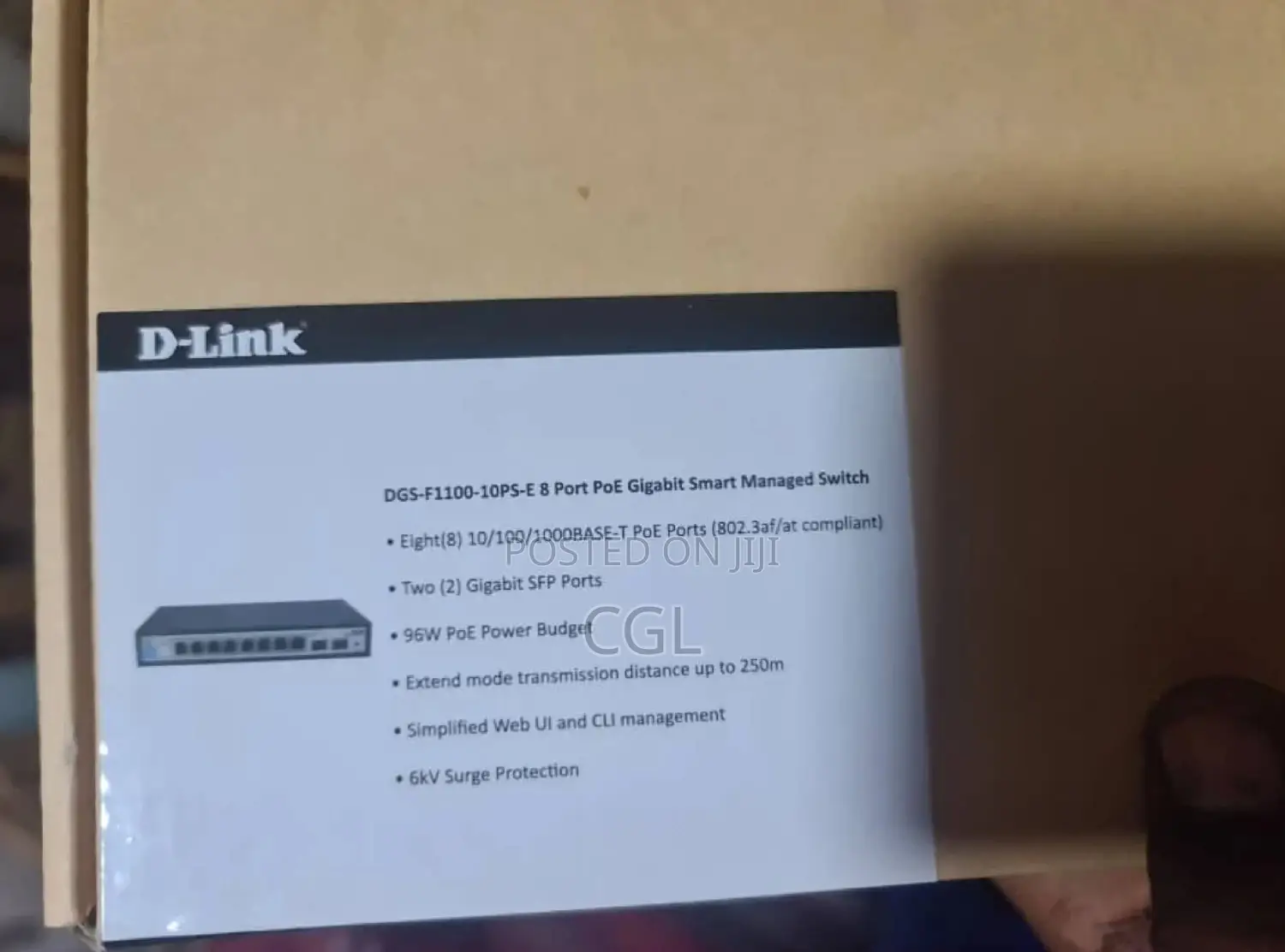 D-Link 8 Port Gigabit Poe Smart Managed Switch