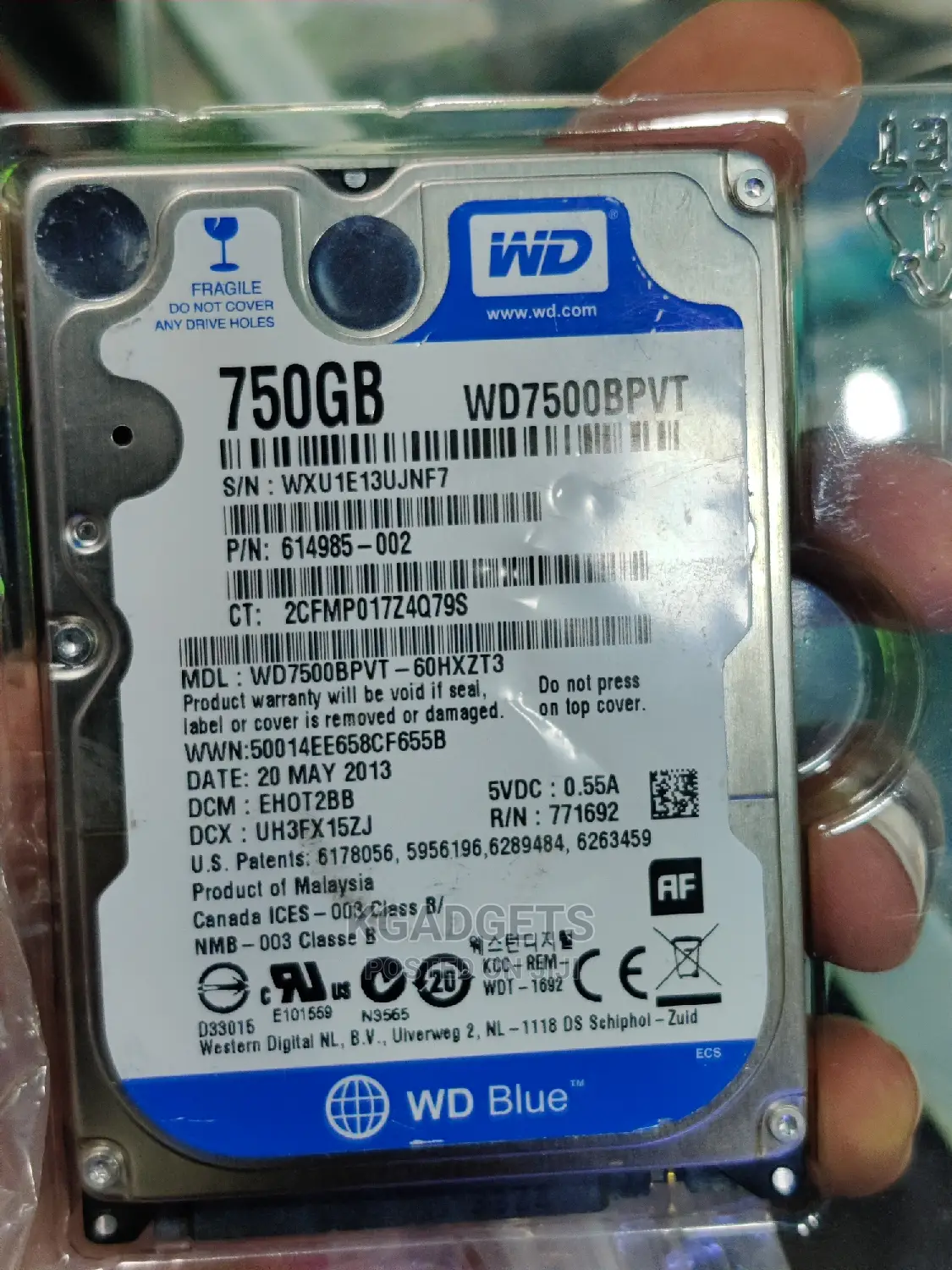 750GB Laptop Disk