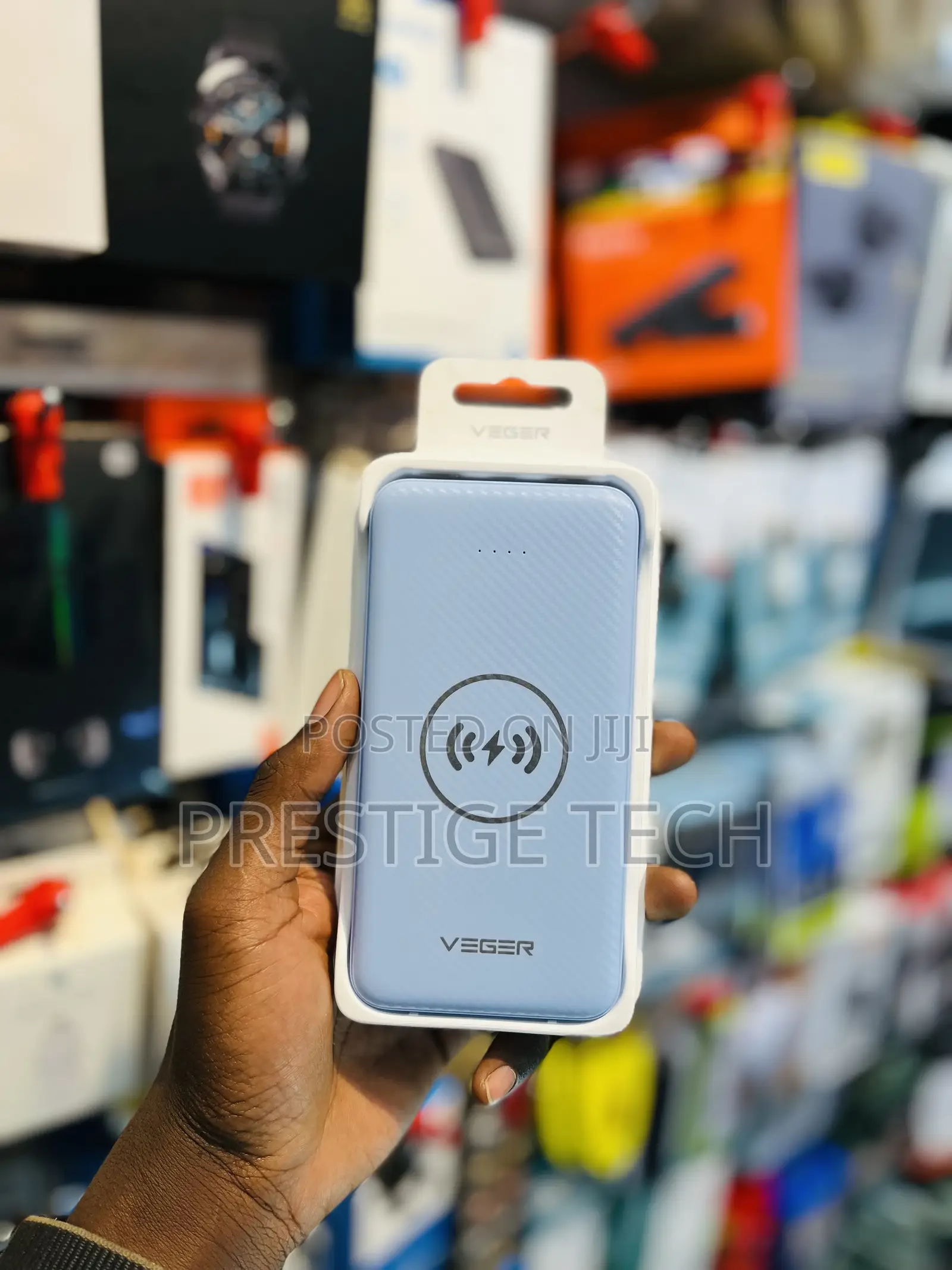 Veger Power Bank 20,000mah With Wireless Charging