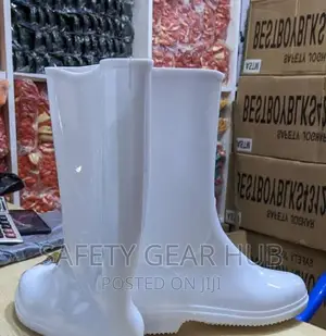 Causal Gumboots (White Gumboots)