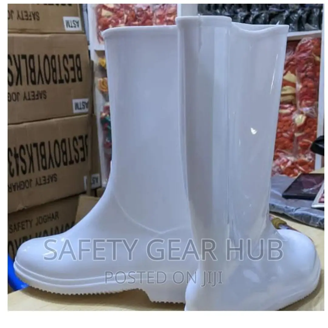 Causal Gumboots (White Gumboots)