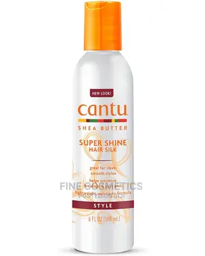 Cantu Super Shine Hair Silk With Shea Butter.