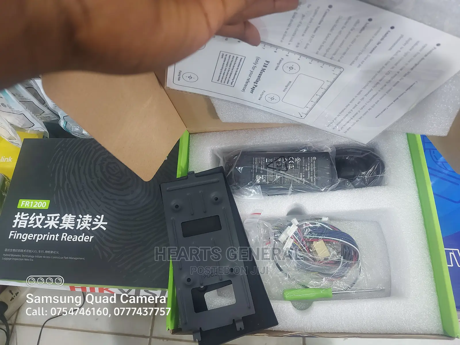 Zkteco Fr1200 Fingerprint Access Control Reader