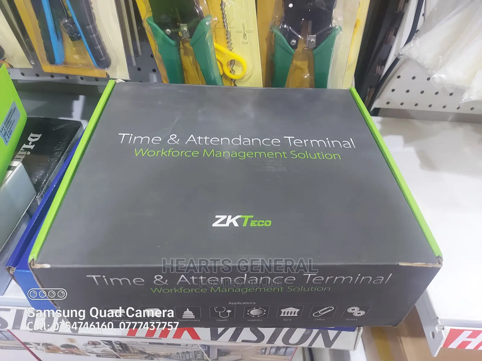 Zkteco F18 Time And Attendance Machine.
