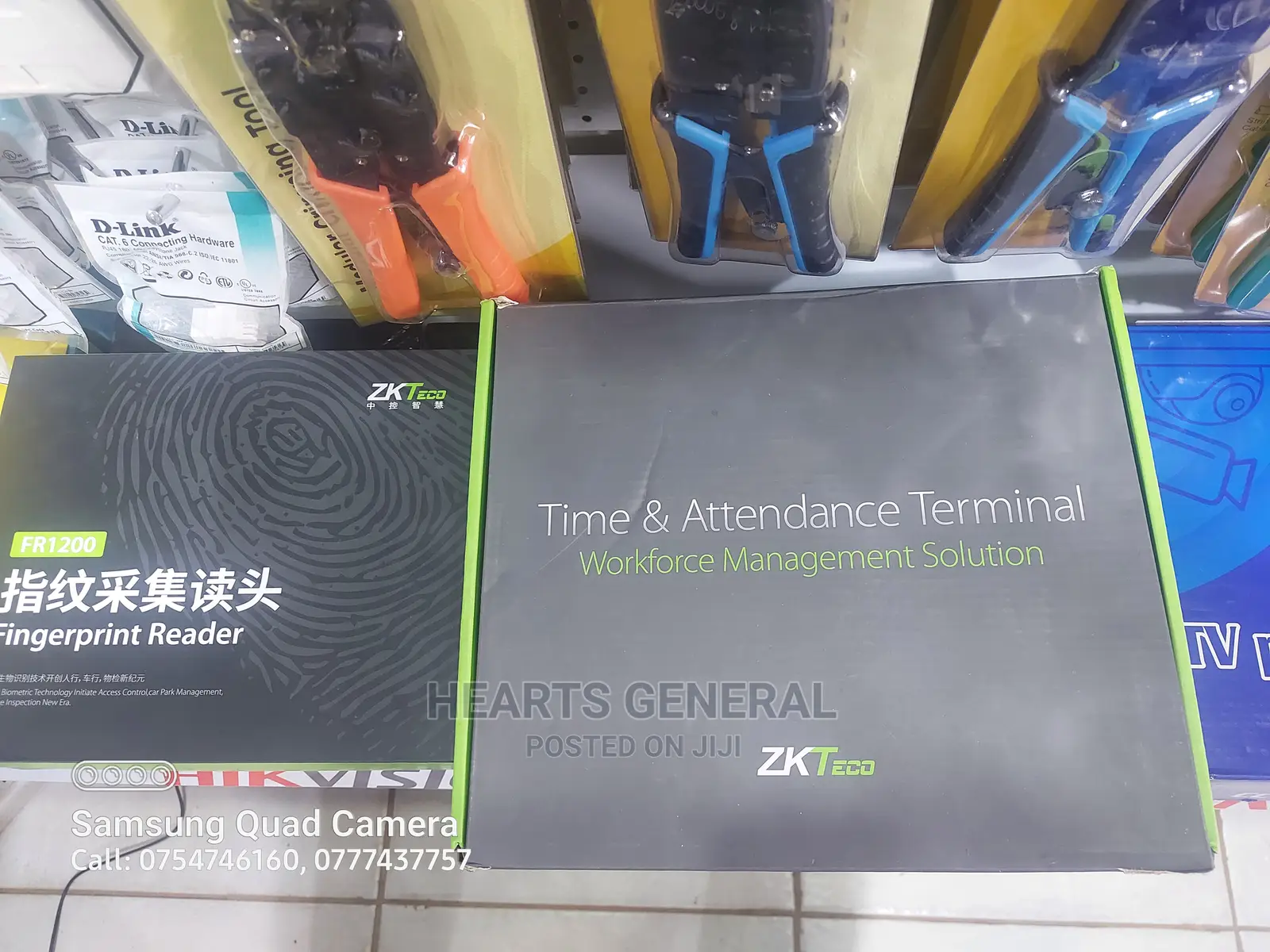 Zkteco F18 Time And Attendance Machine.