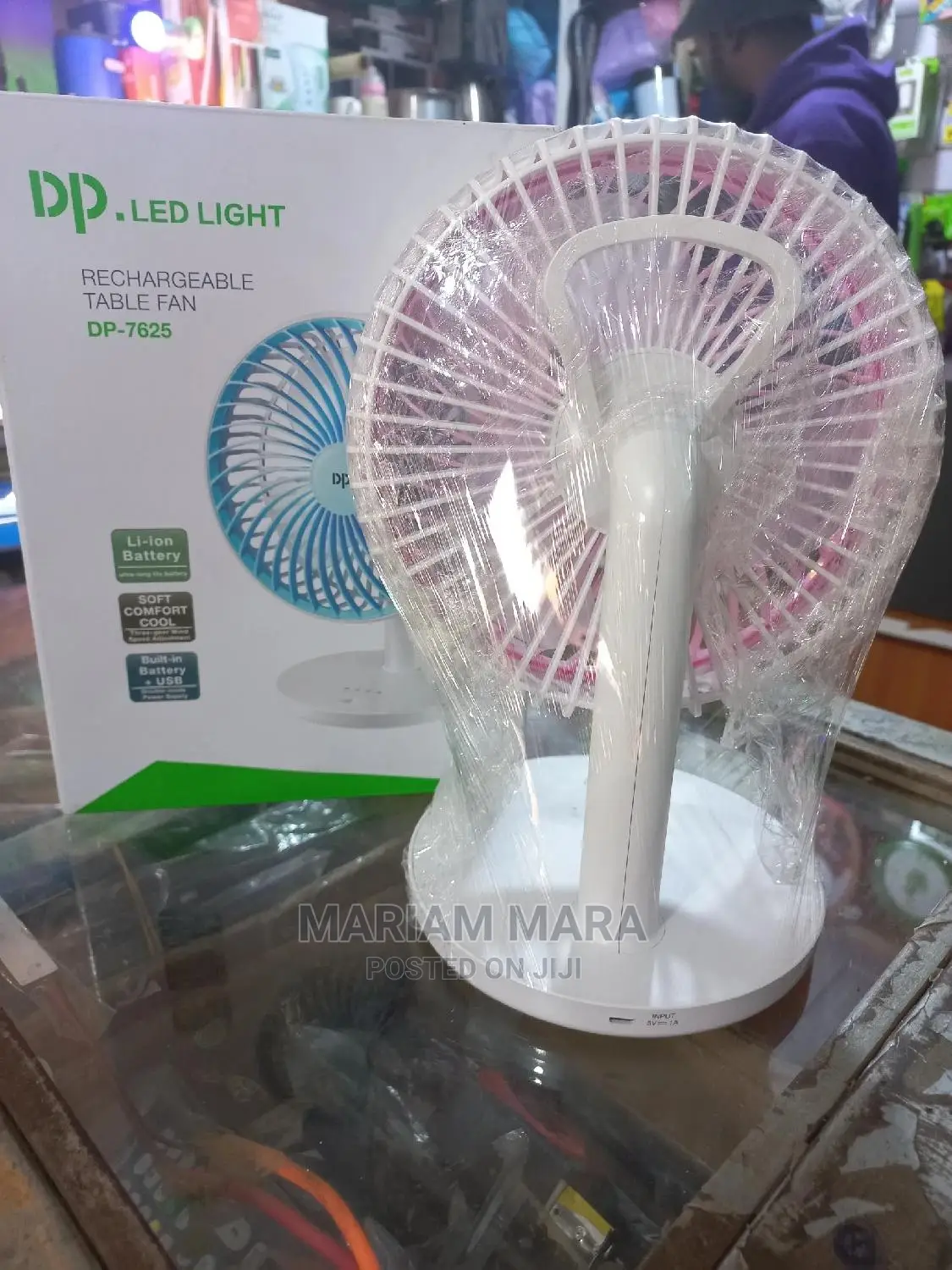 Min Fan With Dp Led Light