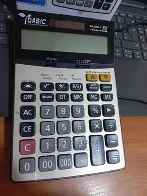 Business Calculator With Money Detector Light Attached