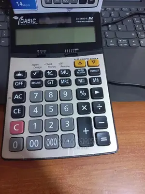 Business Calculator With Money Detector Light Attached