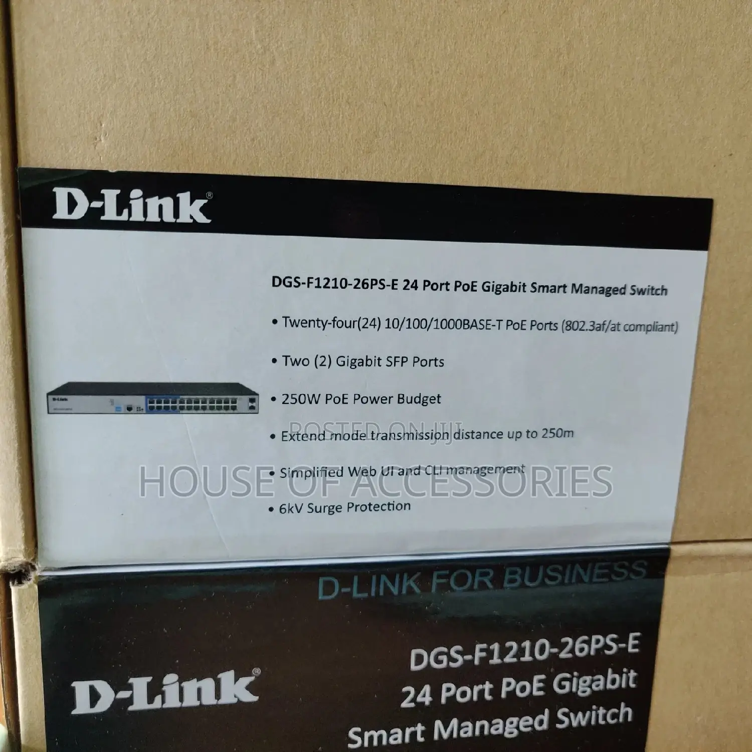 Dlink 24port Dgs Gigabit F1210