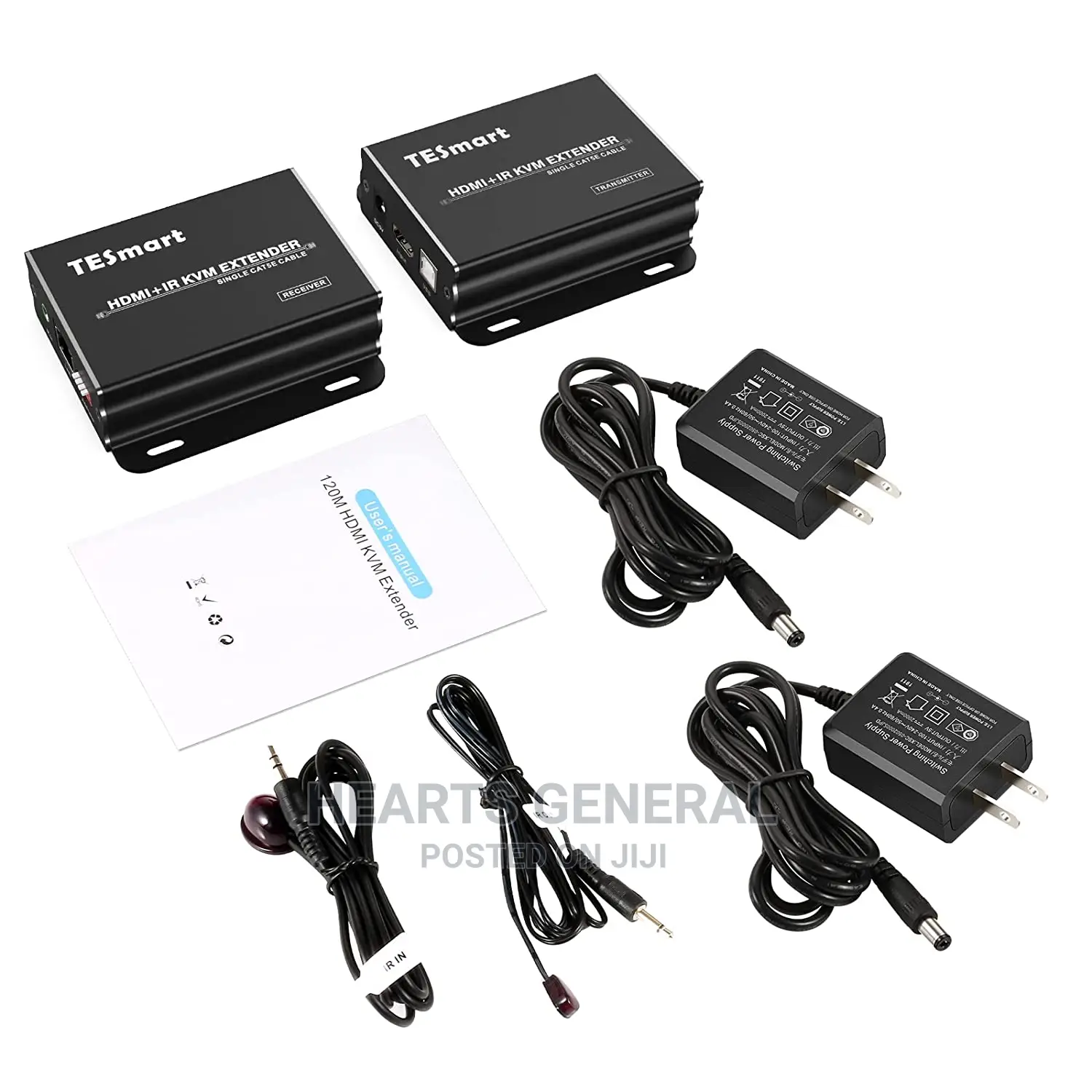 Tesmart 120M HDMI KVM Extender Over Ehernet TCP/IP Cat5e/6