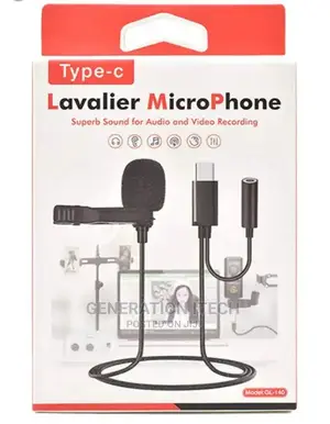Lavalier Microphone Type C With Headphone Play Back