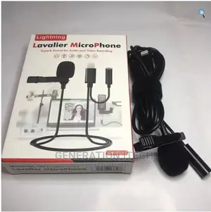 Lavalier Microphone for iPhones With Headphone Play Bac