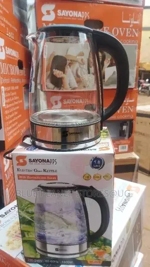 Sayona 1.8litres Electric Glass Kettles || 1500w || SK-4502