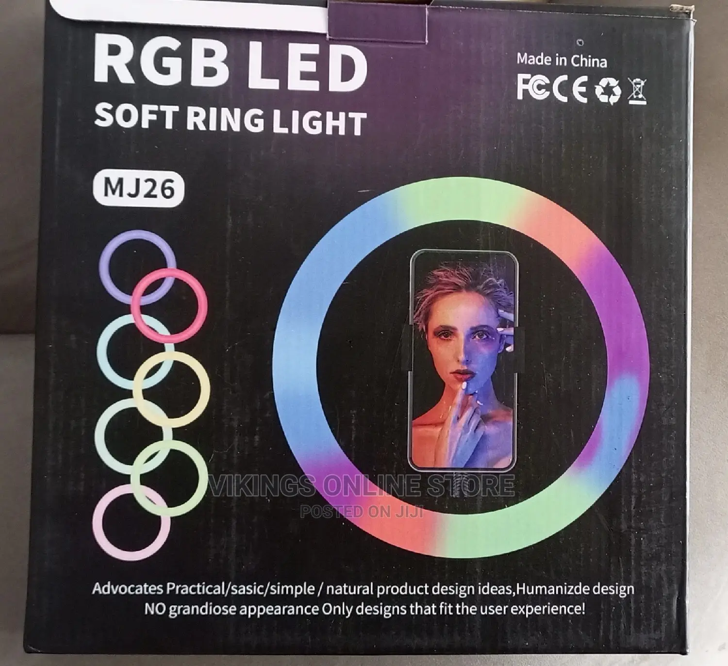 Mj26 Rgb LED Soft Ring Light.