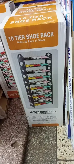 10 Tier Shoe Rack.