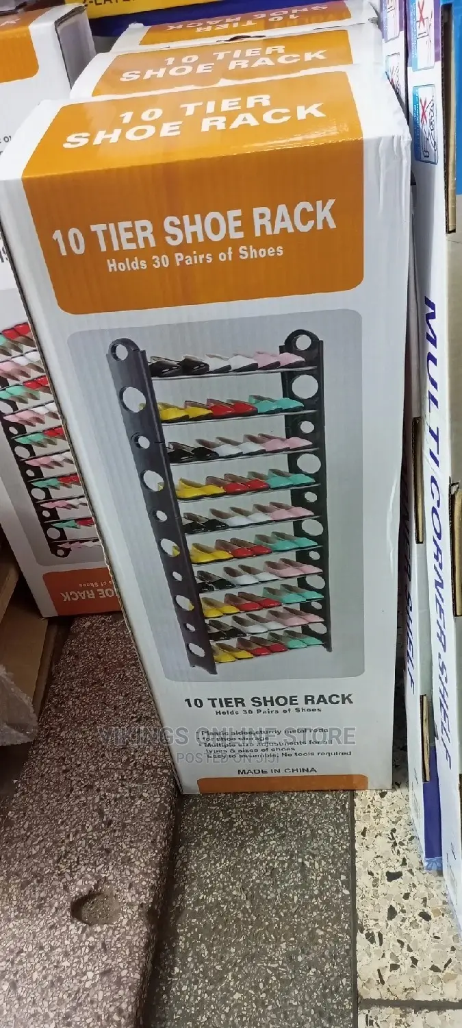10 Tier Shoe Rack.