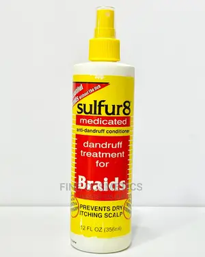 Sulfur8 Medicated Anti-Dandruff Treatment Braids Spray.