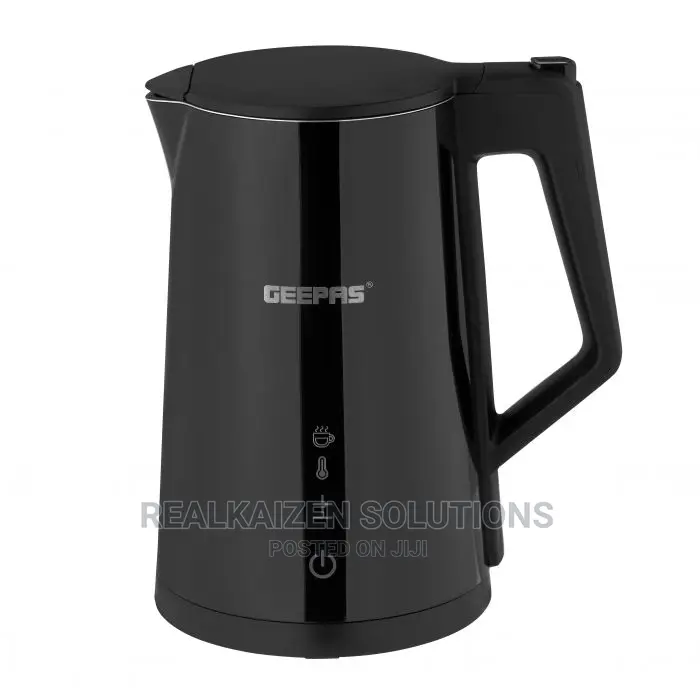 GEEPAS 1.7L Digital Boil Dry Protection Temp Display Kettle