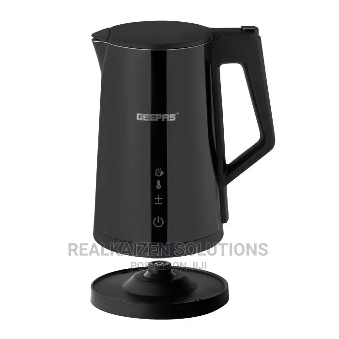 GEEPAS 1.7L Digital Boil Dry Protection Temp Display Kettle