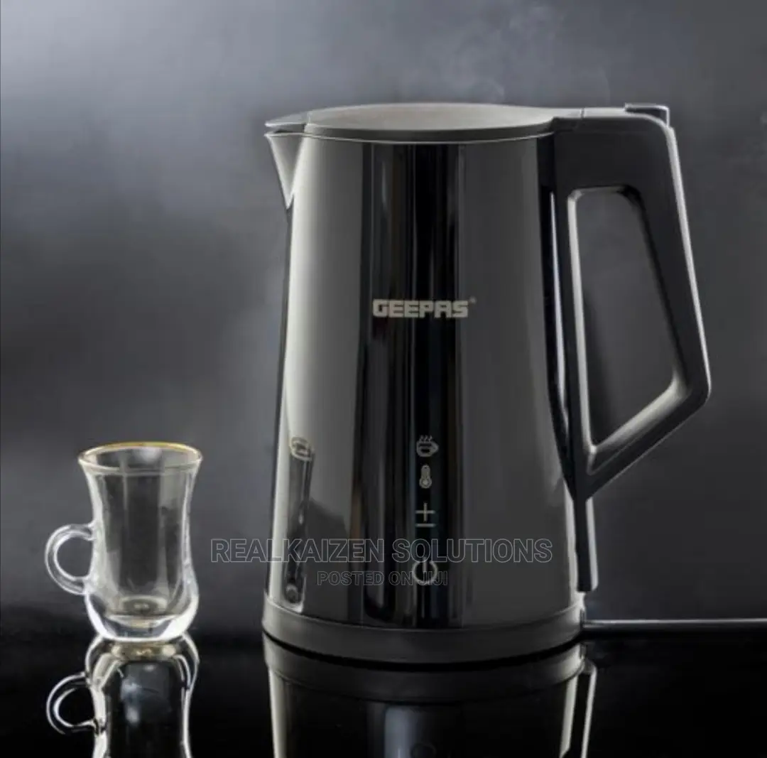 GEEPAS 1.7L Digital Boil Dry Protection Temp Display Kettle