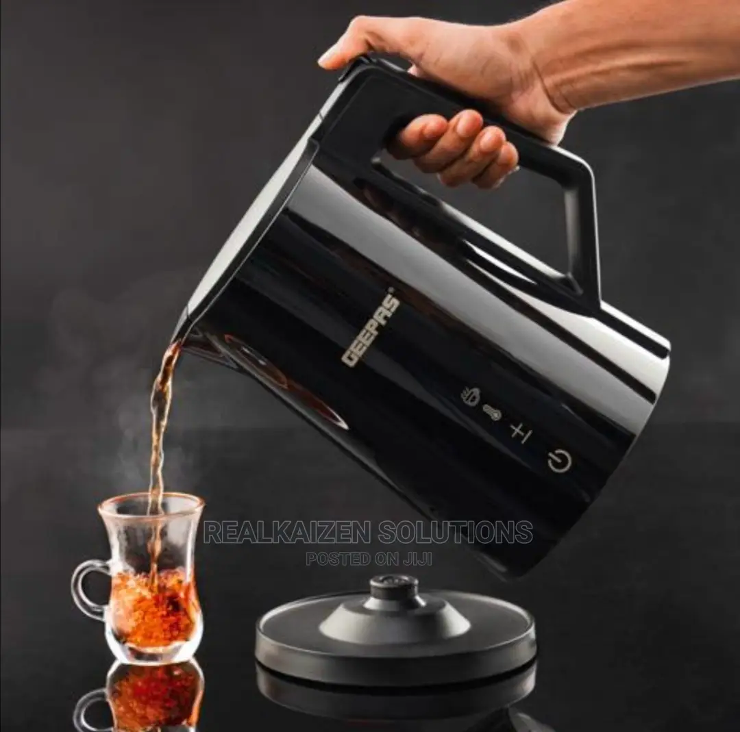GEEPAS 1.7L Digital Boil Dry Protection Temp Display Kettle