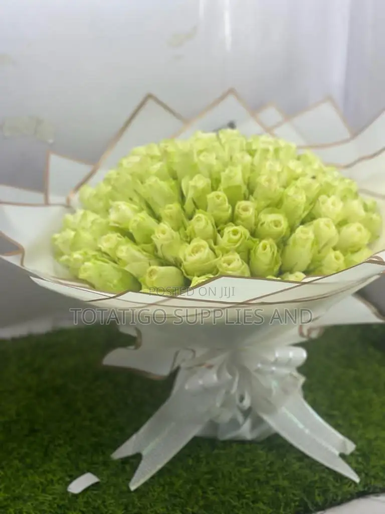 Pure White Natural Flower Bouquet