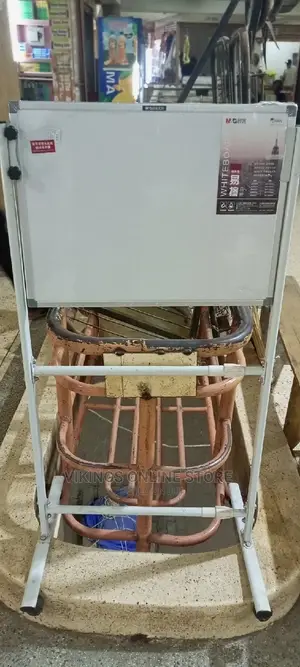 Adjustable White Board Stand With Rollers