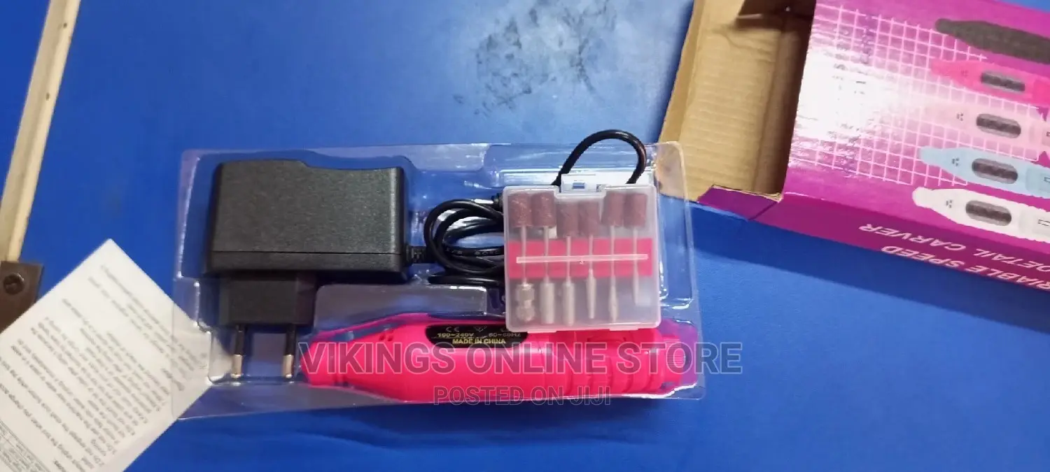 Portable Pedicure and Manicure Nail Drill With Bits