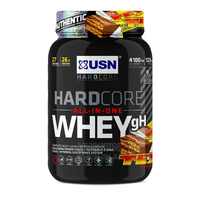 USN Hardcore Whey GH - 908g (2 Lbs) in All Flavours