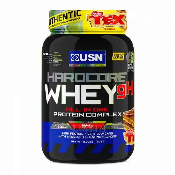USN Hardcore Whey GH - 908g (2 Lbs) in All Flavours