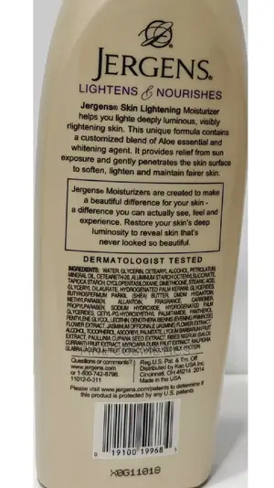 ORIGINAL Jergens Skin Lightening Moisturizing Lotion 600ml