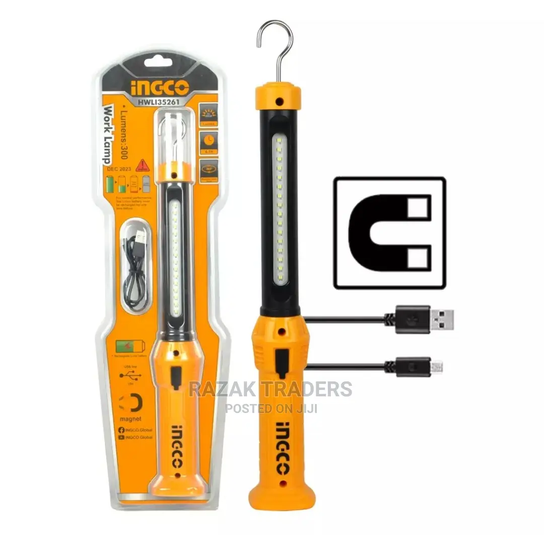 Ingco Original Work Lamp Li-Polymer Rechargeable Battery