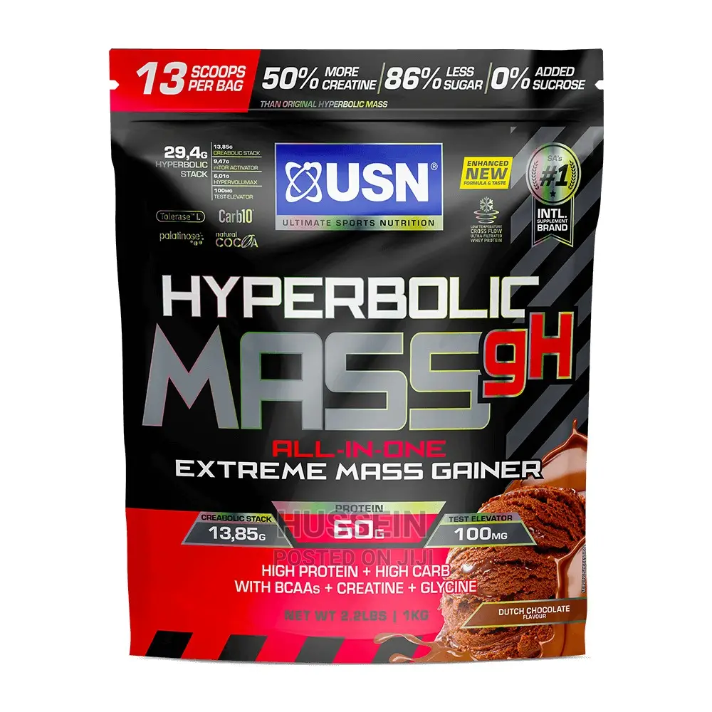 Hyperbolic Mass Gainer 1kg Strawberry Discount