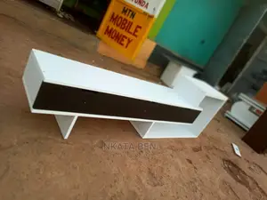 White and Black Tv Stand