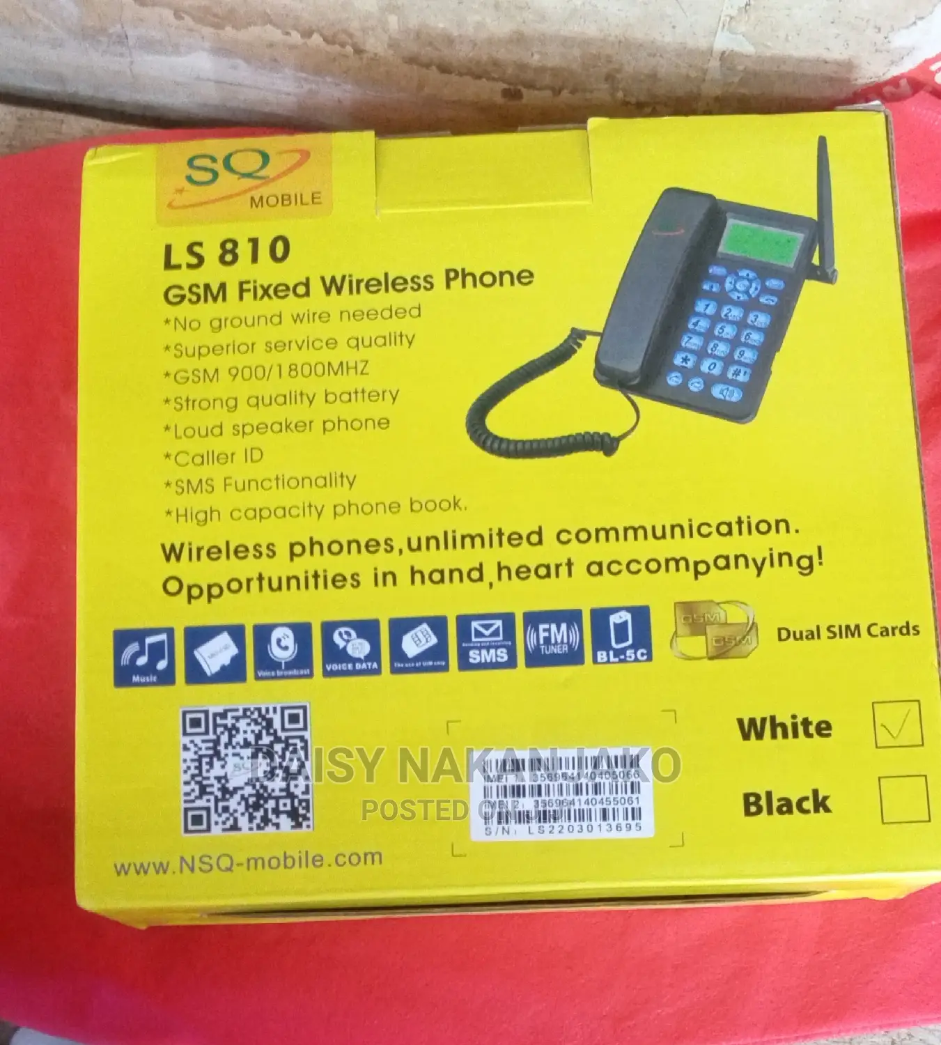 SQ 810 Portable Landline