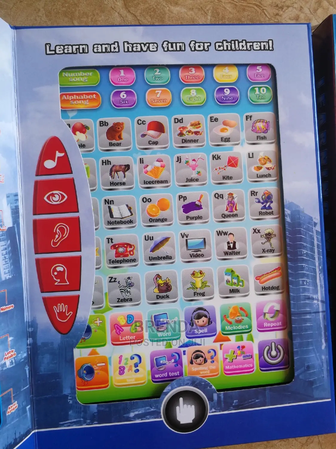 Brand New Plastic Educational Kids Tablets