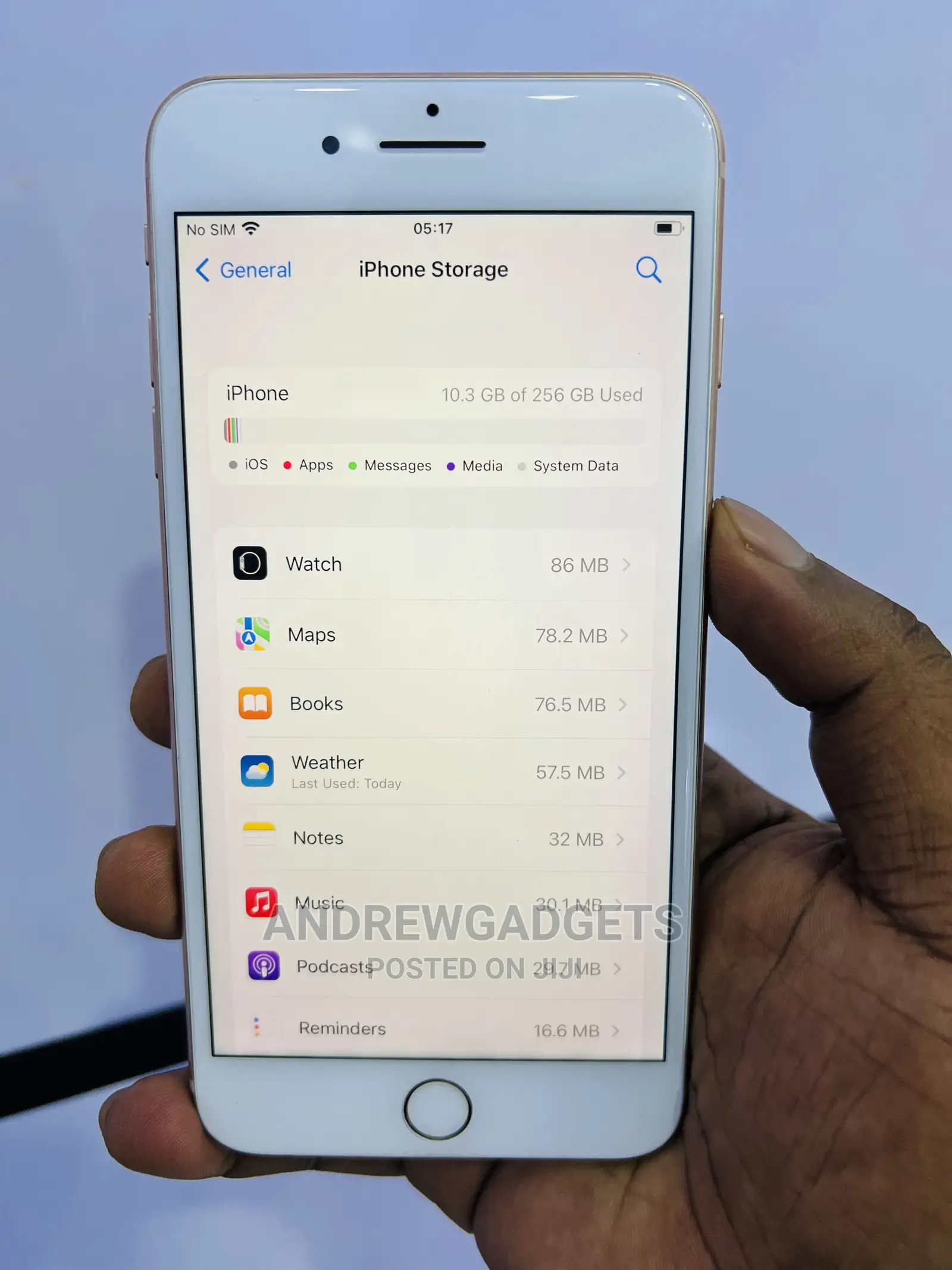 Apple iPhone 8 Plus 256 GB Gold