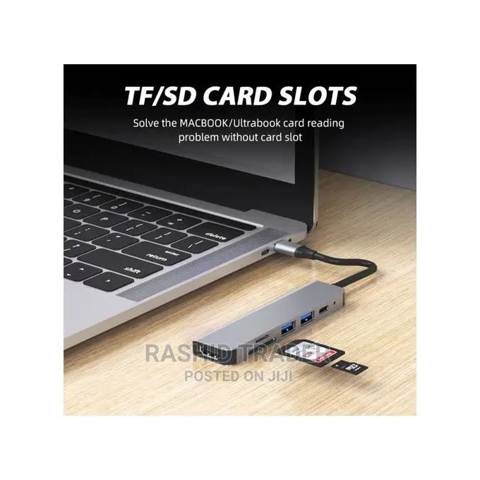 Type C to Usb Hub(6port)Hdmi Adapter 3.0 Cable