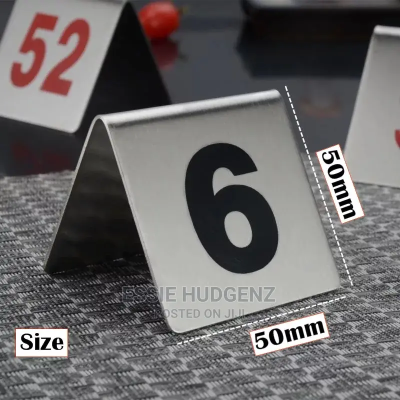 10pcs Set Table Numbers