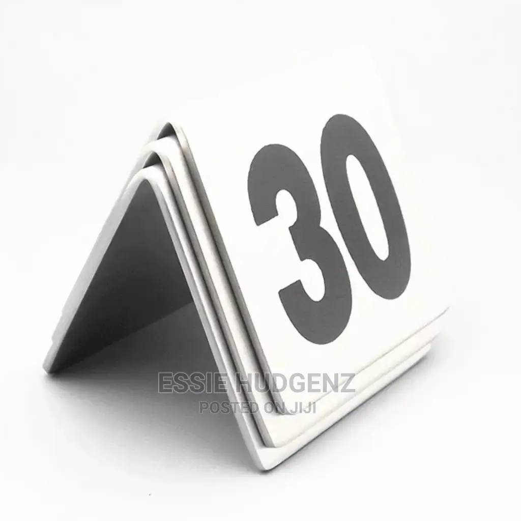 10pcs Set Table Numbers