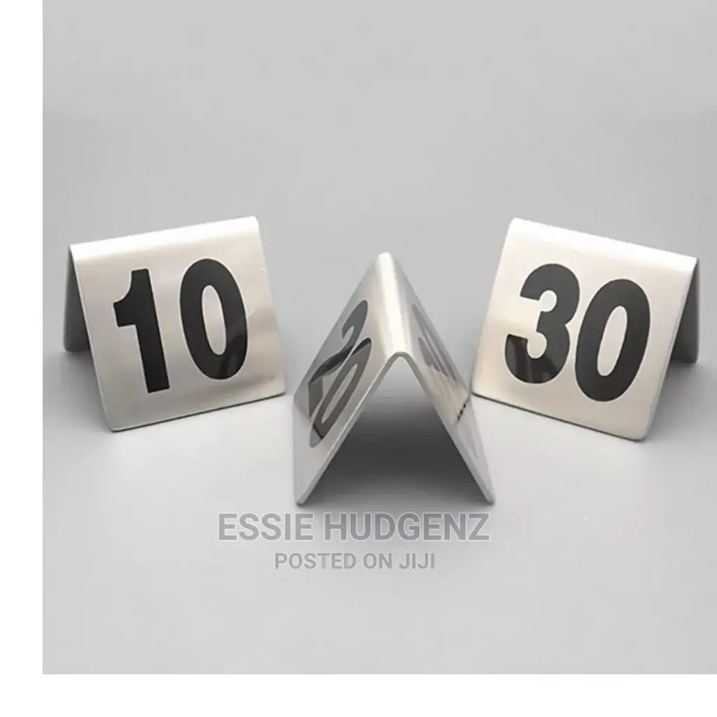 10pcs Set Table Numbers
