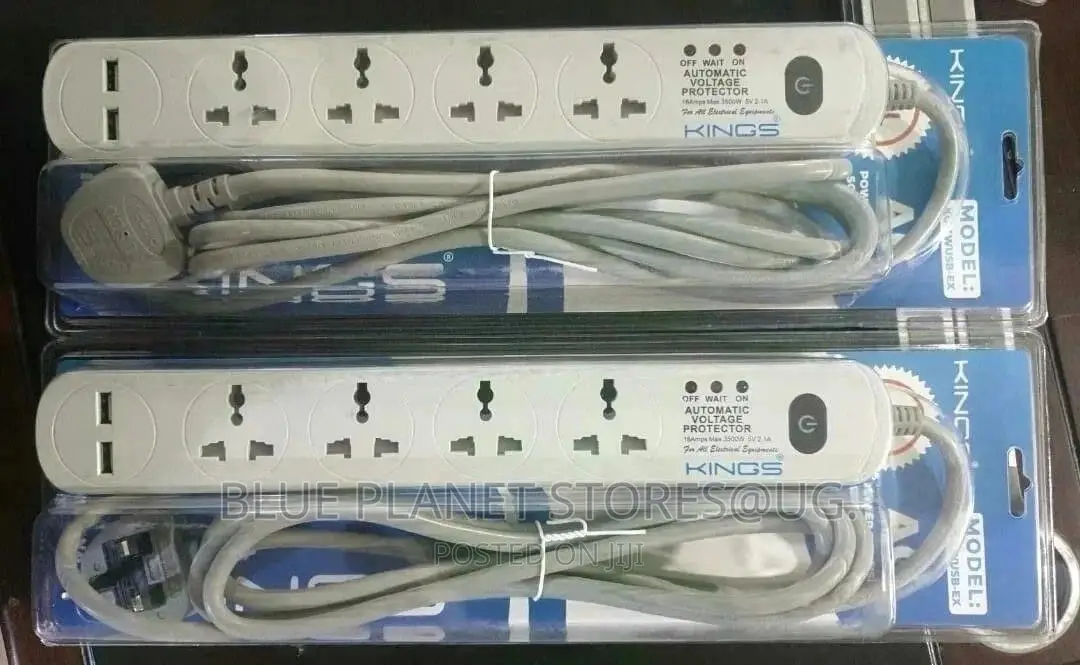 Kings Power Extensions With Usb || 16amps/5v || Max.:.3500w