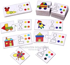 CREATIVES Kids Educational Aids Shape and Colour Match Game