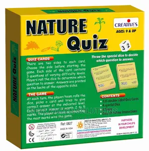 CREATIVES Educational Nature Quiz Board Game