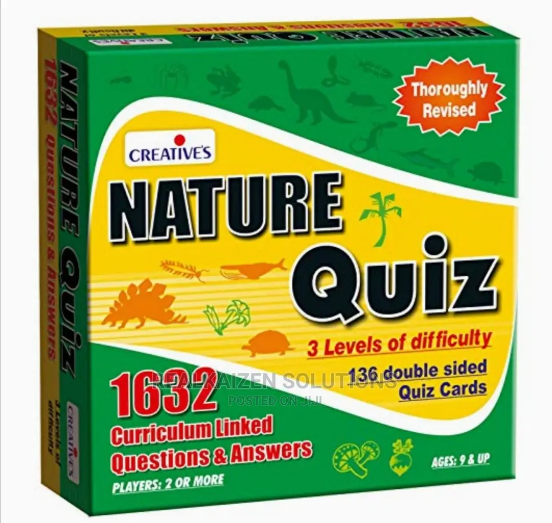 CREATIVES Educational Nature Quiz Board Game