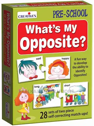 CREATIVES Kid Educational Aids What's My Opposite Board Game