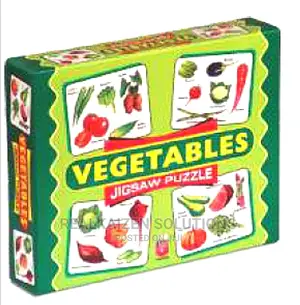 CJ Enterprise Kid Learning Vegetables Jigsaw Puzzle